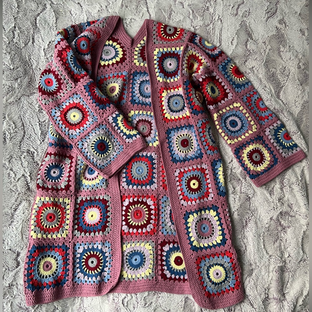 Grammy square cardigan